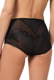 Triumph 10207231 Wild Rose Sensation Maxi Majtki wysokie figi, 0004-black