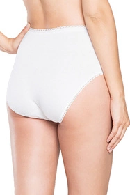 Italian Fashion Mama maxi Majtki figi, biały