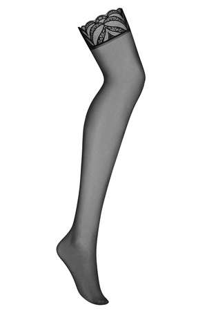 Obsessive Lecille stockings Wyrób pończoszniczy pończochy do pasa, black