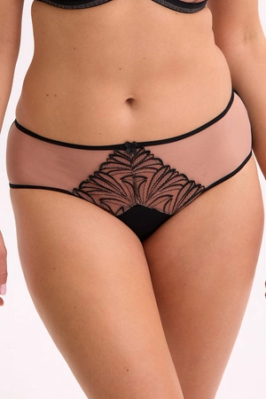 Gaia 1312P Imani Majtki figi, czarno-beżowy