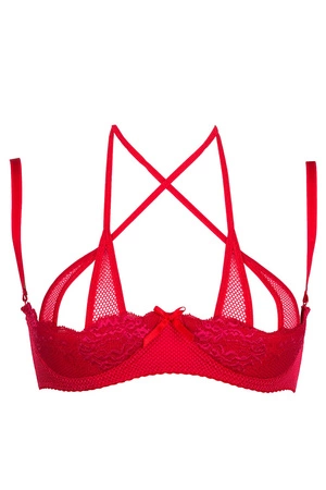 Axami V-6741 Rush Biustonosz półbiustonosz, czerwony