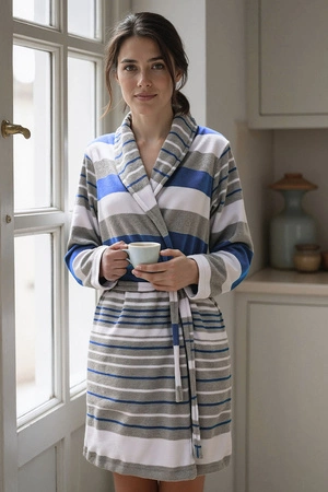 Vivisence 5030 Nocna szlafrok, niebieski