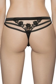 Róża Lisbet Majtki stringi, czarny