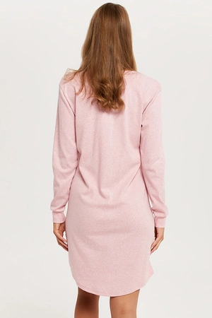 Italian Fashion Baula dł.r. Nocna koszula, melanż róż