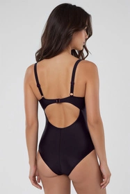 Vivisence 3108 Kostium kąpielowy jednoczęściowy, czarno-złoty