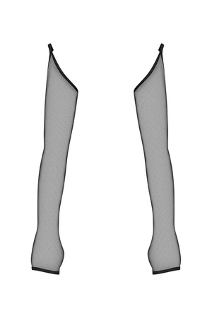 Obsessive Nesari gloves Akcesoria erotyczne rękawiczki, czarny