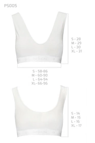 Passion PS005 Biustonosz sportowy, white