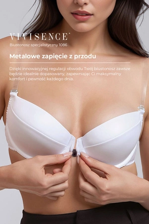 Vivisence 1086 Biustonosz specjalistyczny, biały