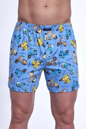 Cornette Classic 001/172 Majtki bokserki, niebieski