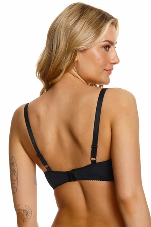 Lupo 152 Biustonosz usztywniany, czarny