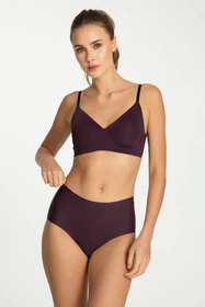 Julimex Simple T-shirt bra Biustonosz braletka, dark plum