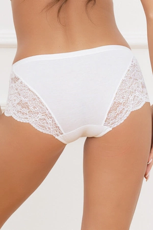 Italian Fashion Wiktoria bokser Majtki figi, biały