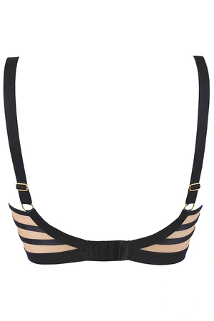 Axami V-11841 Biustonosz miękki, czarno-beżowy