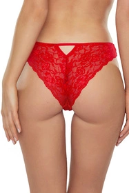 Passion Denelia set Nocna komplet biustonosz + stringi, red