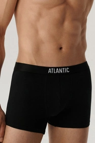 Atlantic 3BMH-011 3-pack Majtki bokserki, czarny
