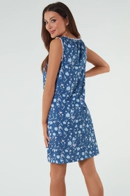 Italian Fashion Tulip sz.r. Nocna koszula, druk/niebieski