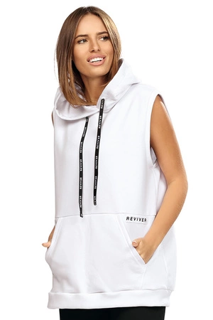 Reviver F5577 Bluza nierozpinana, biały