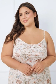 Italian Fashion Solita ws.r. Nocna koszula, druk/kremowy