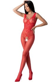 Passion BS098 Body bodystocking, red