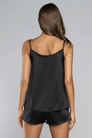 Italian Fashion Dotyk ws.r. kr.sp. Nocna piżama, czarny