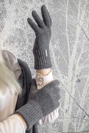 Vivisence 7201 Rękawiczki dzianinowe, ciemnoszary