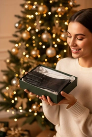 Vivisence 7209 Rękawiczki skórzane, black