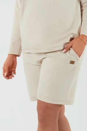 Italian Fashion Madri kr.sp. Spodenki szorty, beż