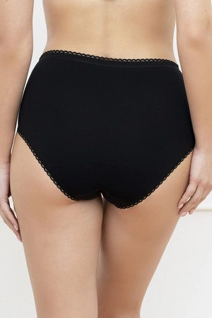 Italian Fashion Josmi maxi Majtki wysokie figi, czarny