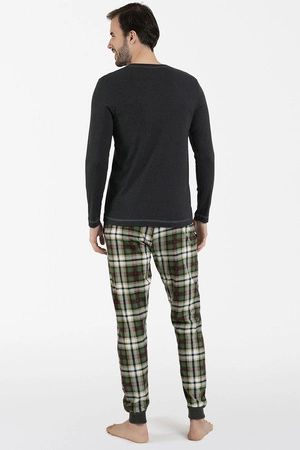 Italian Fashion Seward dł.r. dł.sp. Nocna piżama, c.melanż/druk