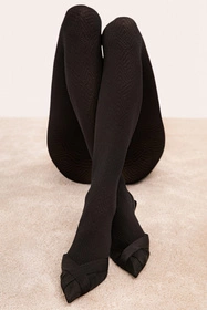 Fiore Symmetric 40 DEN G6092 Wyrób pończoszniczy rajstopy, black