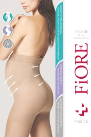 Fiore Mama 20 den M5208 Wyrób pończoszniczy rajstopy, light natural