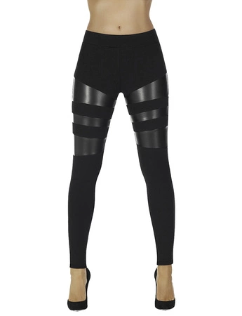 Bas Bleu Marcella Legginsy klasyczne, black