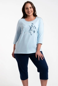 Italian Fashion Arietta r.3/4 sp.3/4 Nocna piżama, niebieski