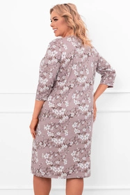 Italian Fashion Oszima r.3/4 Nocna koszula, druk/wrzos