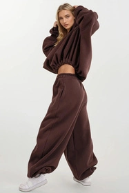 Dkaren DK-K-B27 Komplet bluza+spodnie, czekolada