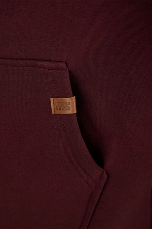 Vivisence 9006 Bluza nierozpinana, bordowy