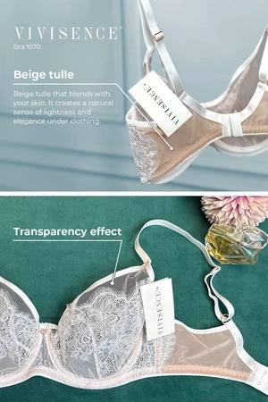 Vivisence 1070 Biustonosz miękki, biały