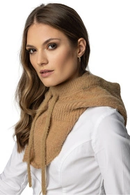 Vivisence 7097Kmpl Komplet kaptur+rękawiczki, karmelowy