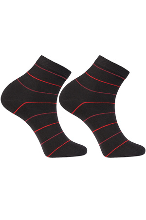 Moraj CSM180-052 Skarpety za kostk�, patt 2-black