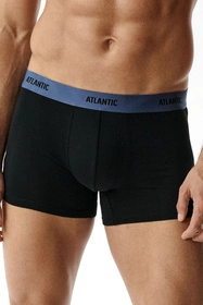 Atlantic 6SMH-004 6-pack Majtki bokserki, czarny