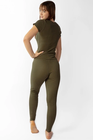Dkaren Halima-Kpl Komplet legginsy + bluzka, khaki