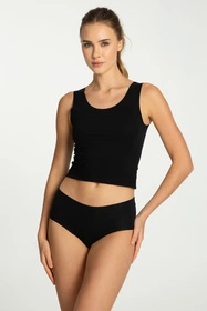 Julimex MOOD Maxi Majtki wysokie figi, czarny