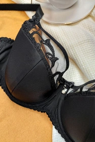 Vivisence 1020 Biustonosz półusztywniany, czarny