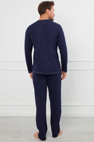 Italian Fashion Salomon dł.r. dł.sp. Nocna piżama, granat/niebieski