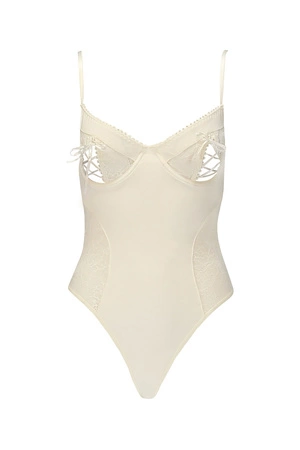 Avanua Bianca body Body sexy, ecru