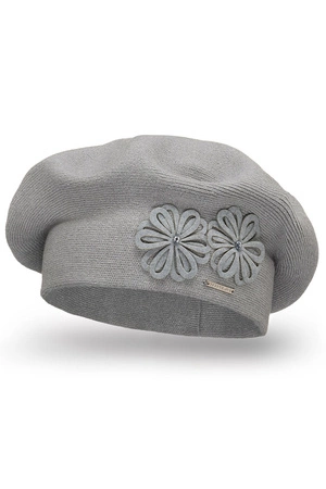 Vivisence 7007 Nakrycie głowy beret, jasnoszary