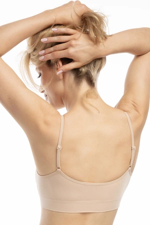 Julimex Bamboo Lounge Bra Biustonosz braletka, beżowy