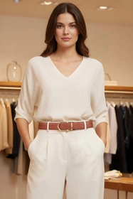 Vivisence P0005 Pasek skórzany, brown