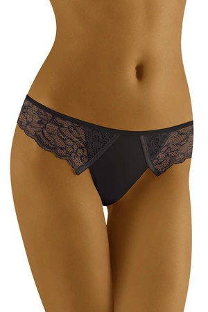 Wol-Bar Qechua Majtki stringi, czarny