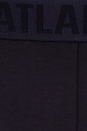 Atlantic MP-1571 Jock strap Majtki slipy otwarte, granatowy